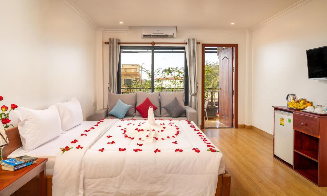อพาร์ตเมนต์ 1 ห้องนอน 1 ห้องน้ำส่วนตัว ขนาด 400 ตร.ม. – ศาลา กำรึก Hotel เสียมราฐ ภายนอก รูปภาพ