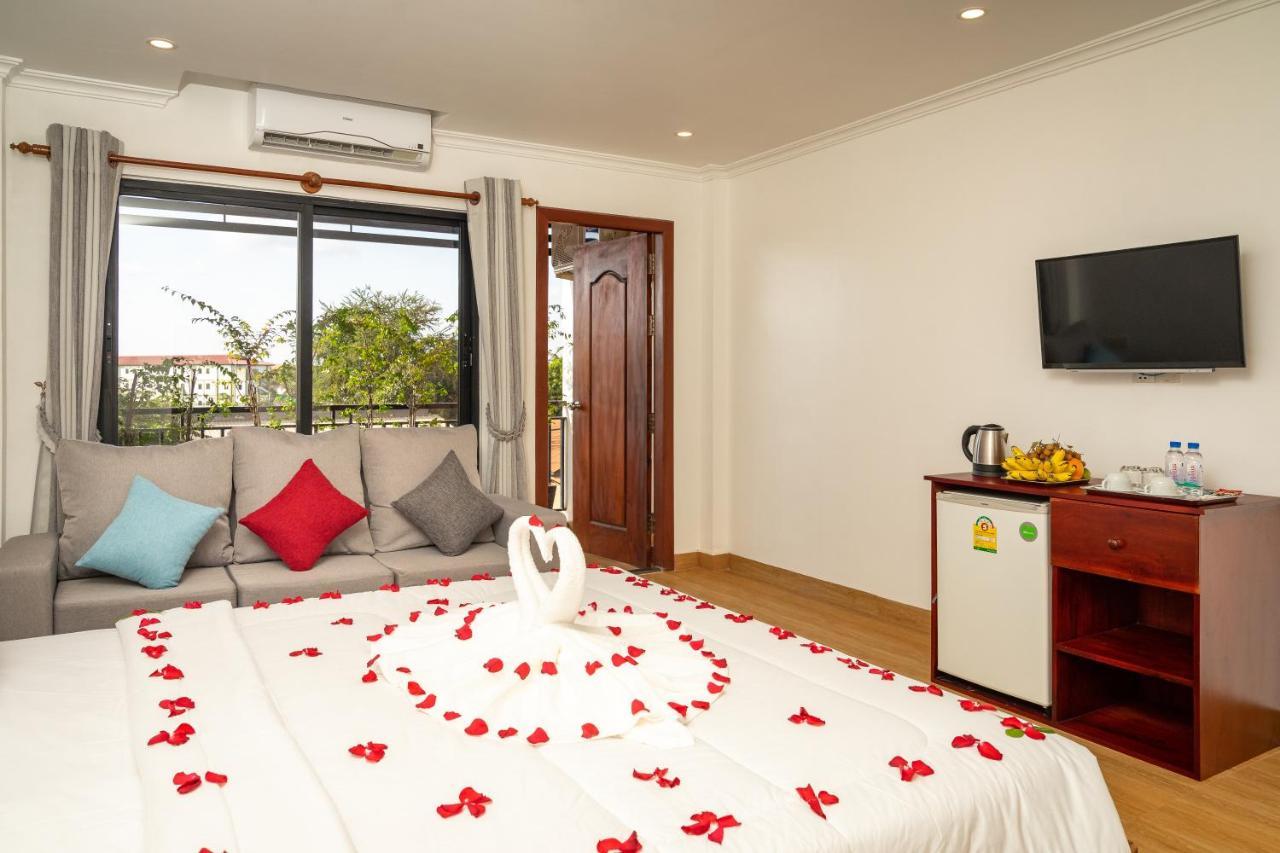 อพาร์ตเมนต์ 1 ห้องนอน 1 ห้องน้ำส่วนตัว ขนาด 400 ตร.ม. – ศาลา กำรึก Hotel เสียมราฐ ภายนอก รูปภาพ